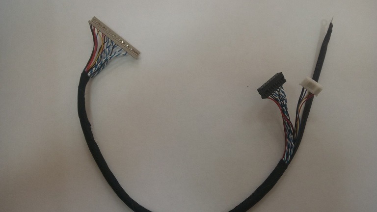 картинка LVDS power cable+data cable+ground cable для АТОЛ ViVA II (D2550) и ZQ-1500A ZQ-1500AT магазин ККМ.ЦЕНТР являющийся официальным дистрибьютором в России
