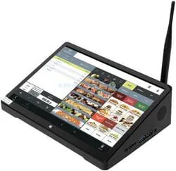 картинка Компактный сенсорный POS терминал TOUCH POS X10pro (10.8'' емкостной Intel Cherry Trail Z8350 1.92GHz; RAM4Gb; eMMC64Gb; аккумулятор Li-Ion 10 000mAh, Wi-Fi; BT; 4*USB; 1*RS232; 1*HDMI; 1* LAN, )WIN10 HOME, блок питания 12V2.4A купить в ККМ.ЦЕНТР