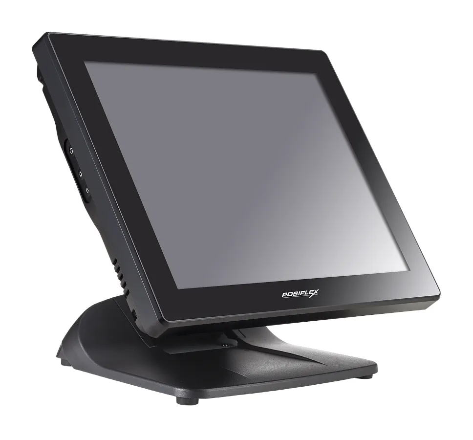 картинка Сенсорный терминал Posiflex PS-3615Q черный (15" P-CAP, Intel Celeron J3455, SSD 128 GB, 4 GB DDR3L), без MSR, без ОС купить в ККМ.ЦЕНТР