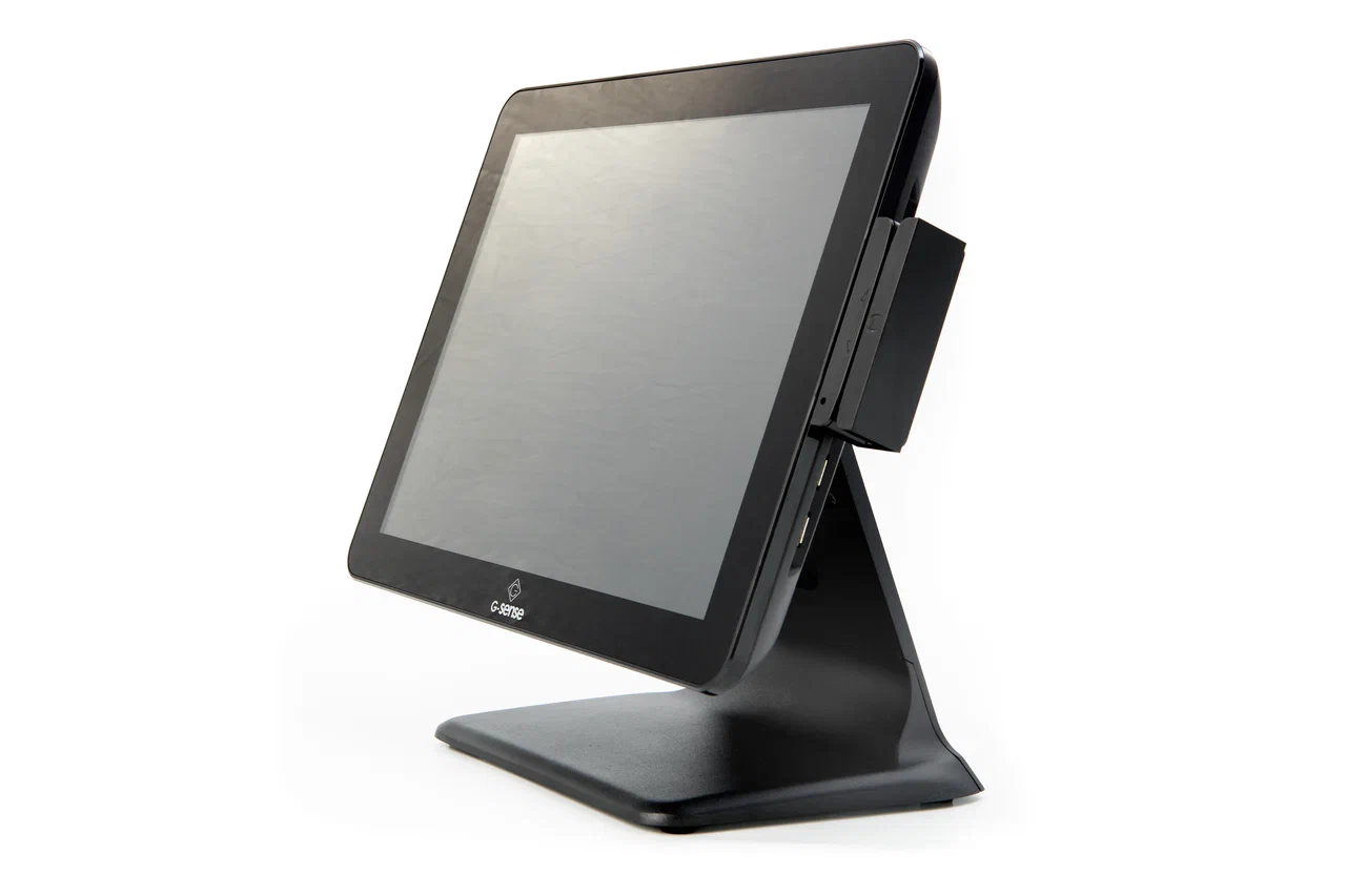 Сенсорный терминал G-SENSE Juniour Force NF, черный (15", J6412, 8 Gb (DDR4), SSD 128 Gb (M.2), без MSR, 6*USB, 2*COM, без ОС, wall mount, BT+WiFi, no Fan) моноблок купить в ККМ.ЦЕНТР