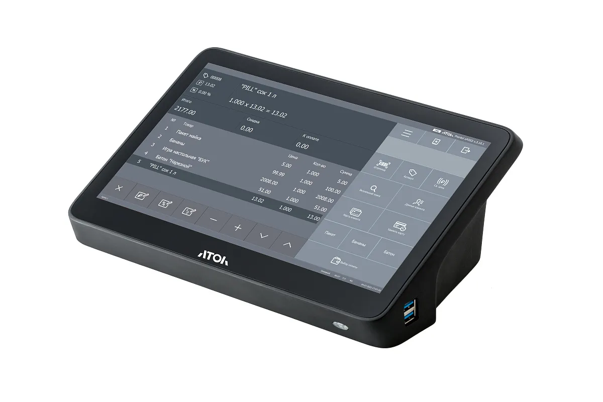 картинка POS-терминал АТОЛ Optima 7 Lite купить в ККМ.ЦЕНТР