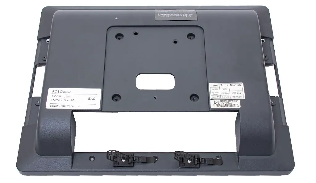картинка Корпусная панель задняя T9150C серая PANTONE 7540C для POScenter JAM J1900 / J4125 магазин ККМ.ЦЕНТР являющийся официальным дистрибьютором в России