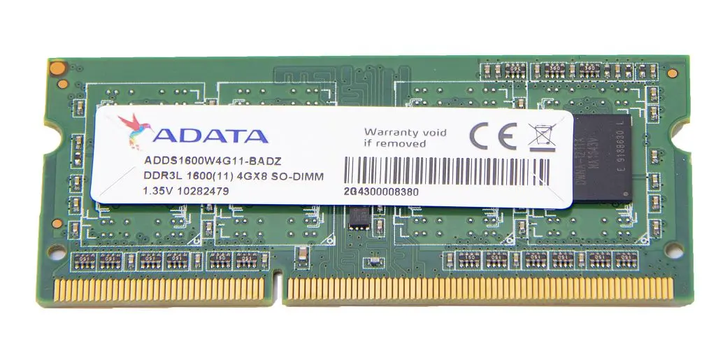картинка Модуль памяти 4G ADATA DDR3L 1.35V 1600(11) 4Gx8 для POScenter JAM магазин ККМ.ЦЕНТР являющийся официальным дистрибьютором в России