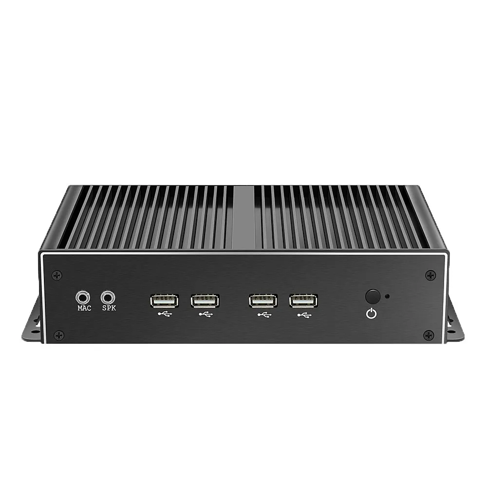 картинка POS-компьютер POSCenter BOX PC 4 (J1900, 4Gb/120, bp, VGA, HDMI, 6*RS, 8*USB) fanless, Windows 10 IoT Entry магазин ККМ.ЦЕНТР являющийся официальным дистрибьютором в России
