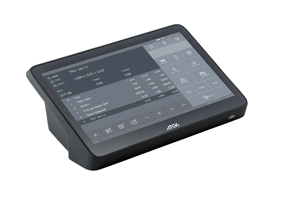 картинка POS-комплект АТОЛ Optima Лайт (без ККТ, POS-терминал Optima Lite, 11.6", с ОС, ПО Frontol Тариф "Базовый" на 1 год.) магазин ККМ.ЦЕНТР являющийся официальным дистрибьютором в России