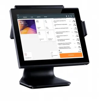 Моноблок сенсорный Entry POS 15" J6412 4/128GB второй дисплей не сенсорный 10.1" + ПО Старт 12 мес моноблок купить в ККМ.ЦЕНТР