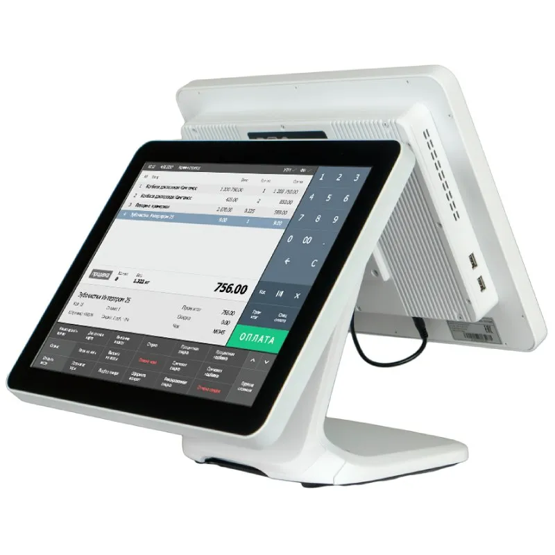 картинка Монитор покупателя 15" с установочным комплектом для POS101-15/POS101-17 БЕЛЫЙ магазин ККМ.ЦЕНТР являющийся официальным дистрибьютором в России