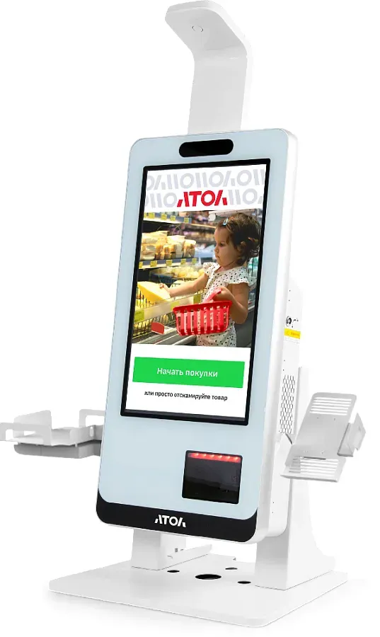 картинка Касса самообслуживания АТОЛ КСО 4210 (21,5", i5-1135G7, SSD, 4/128GB), Wi-Fi, Windows, Frontol, 72CJ, Ind., Кр. пин-пад, Кр. ФР, Наст. ст. магазин ККМ.ЦЕНТР являющийся официальным дистрибьютором в России