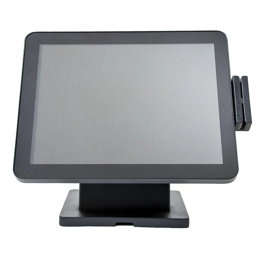 картинка Сенсорный моноблок POSCenter POS90 (15", PCAP, J3455, RAM4Gb DDR3L 1.35V 1600MHz, SSD128Gb, MSR) без ОС купить в ККМ.ЦЕНТР