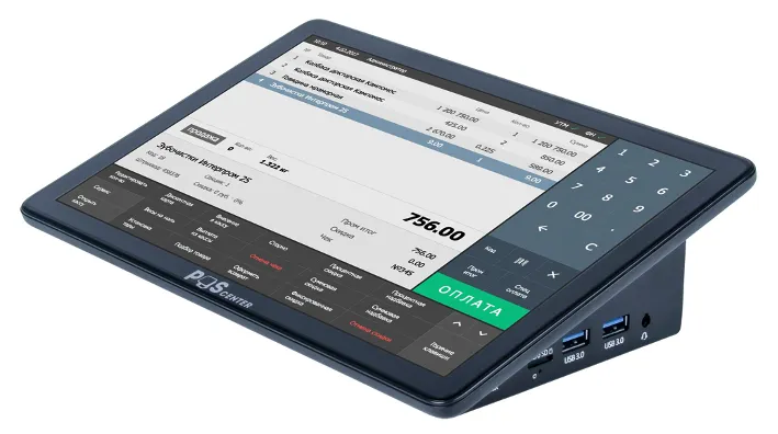 Компактный сенсорный терминал POScenter Wise Lite pos-моноблок купить в ККМ.ЦЕНТР