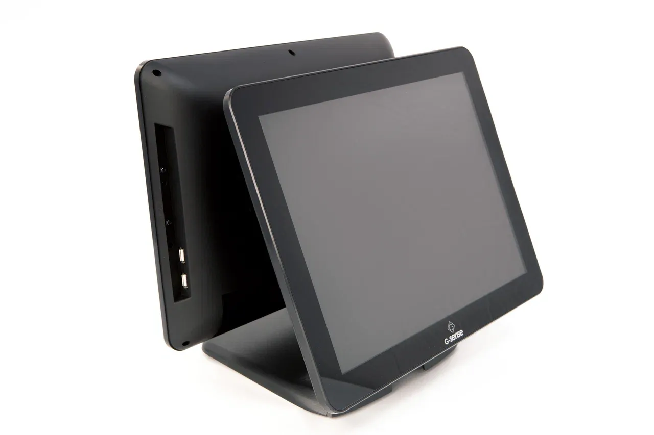 Сенсорный терминал G-SENSE Juniour Plus, черный/белый (15", Core i5, 8 Gb, SSD 128 Gb, без MSR, 6*USB, 2*COM, без ОС, wall mount, BT+WiFi, со вторым монитором 15") моноблок купить в ККМ.ЦЕНТР