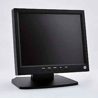 картинка Монитор POSCenter DP151B-UZ черный, USB-VGA, стенд от магазина ККМ.ЦЕНТР